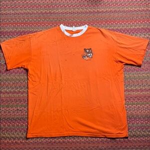 VTG WELL WORN DISTRESSED TIGER CUBS BOY SCOUT RINGER TEE